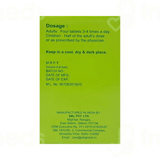 Sbl Kali Sulphuricum 6x Biochemic Tablet 25gm