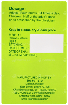 Sbl Kali Sulphuricum 6x Biochemic Tablet 25gm