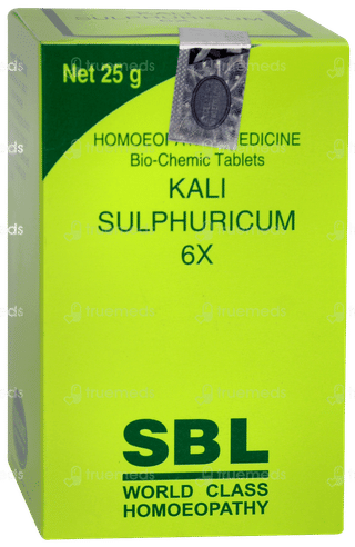 Sbl Kali Sulphuricum 6x Biochemic Tablet 25gm