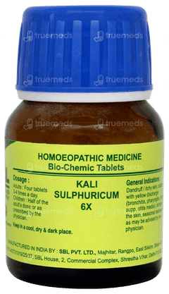 Sbl Kali Sulphuricum 6x Biochemic Tablet 25gm