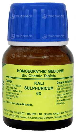 Sbl Kali Sulphuricum 6x Biochemic Tablet 25gm