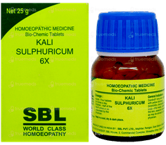 Sbl Kali Sulphuricum 6x Biochemic Tablet 25gm