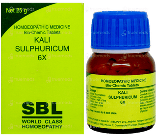 Sbl Kali Sulphuricum 6X Biochemic Tablet 25Gm