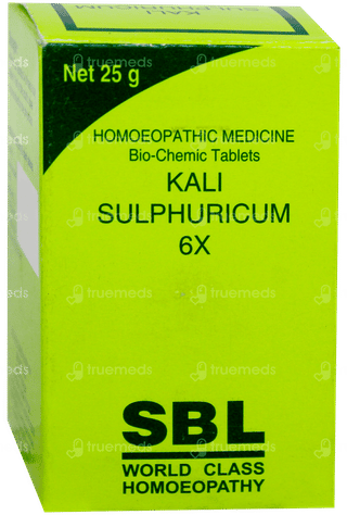 Sbl Kali Sulphuricum 6X Biochemic Tablet 25Gm