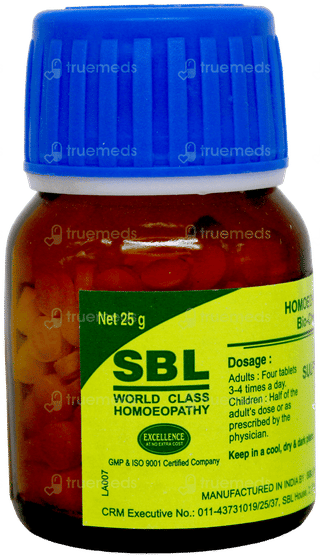 Sbl Kali Sulphuricum 6X Biochemic Tablet 25Gm