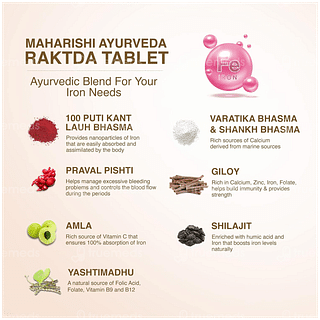 Maharishi Ayurveda Raktda Tablet 60