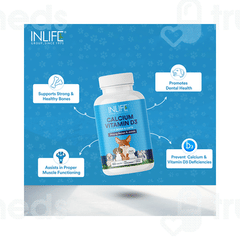 Inlife Glucosamine Msm Calcium Vitamin D3 Tablet 60