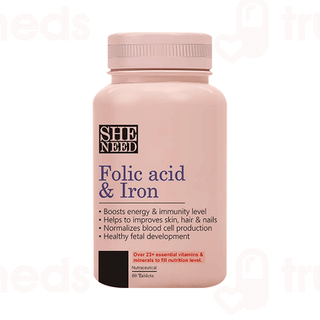 Sheneed Folic Acid & Iron Tablet 60