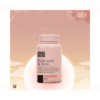 Sheneed Folic Acid & Iron Tablet 60