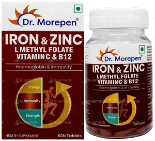 Dr Morepen Iron & Zinc Tablet 60