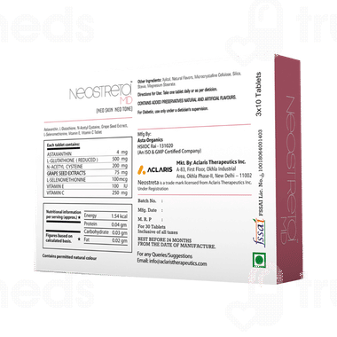 Neotra Drug Neostreta Md Tablet 30 - Uses, Side Effects, Dosage, Price | Truemeds