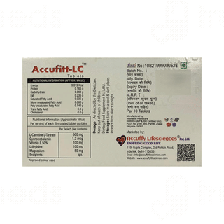 Accufitt Lc Tablet 10