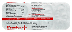 Prosfer Plus Tablet 10