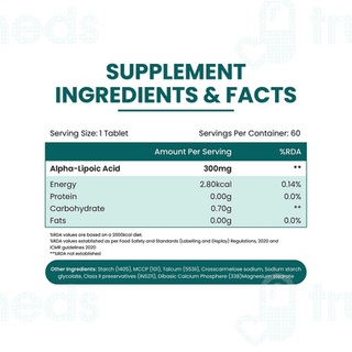 Himalayan Organics Alpha Lipoic Acid Tablet 60