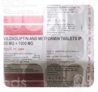 Dpvil M 1000 Tablet 15