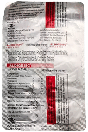 Aldigesic Cold & Flu Tablet 10