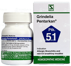 Dr Willmar Schwabe Grindelia Pentarkan Ptk 51 Tablet 20gm Dr Willmar Schwabe Grindelia Pentarkan Ptk 51 Tablet 20gm