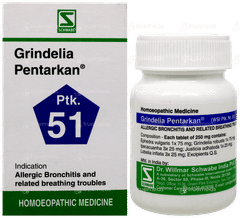 Dr Willmar Schwabe Grindelia Pentarkan Ptk 51 Tablet 20gm Dr Willmar Schwabe Grindelia Pentarkan Ptk 51 Tablet 20gm