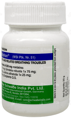 Dr Willmar Schwabe Grindelia Pentarkan Ptk 51 Tablet 20gm