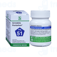 Dr Willmar Schwabe Grindelia Pentarkan Ptk 51 Tablet 20gm
