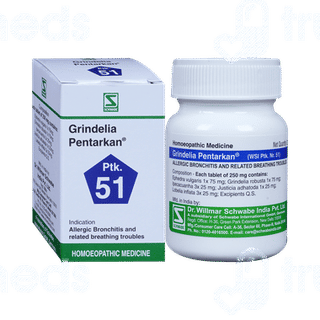 Dr Willmar Schwabe Grindelia Pentarkan Ptk 51 Tablet 20gm