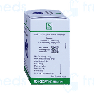 Dr Willmar Schwabe Grindelia Pentarkan Ptk 51 Tablet 20gm