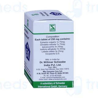 Dr Willmar Schwabe Grindelia Pentarkan Ptk 51 Tablet 20gm