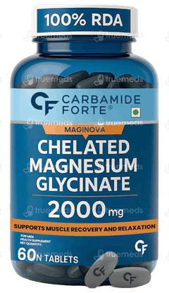 Carbamide Forte Chelated Magnesium Glycinate 2000 Mg Tablet 60 Carbamide Forte Chelated Magnesium Glycinate 2000 Mg Tablet 60