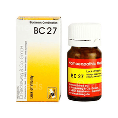 Dr Reckeweg Bc 27 Tablet 20Gm Dr Reckeweg Bc 27 Tablet 20Gm