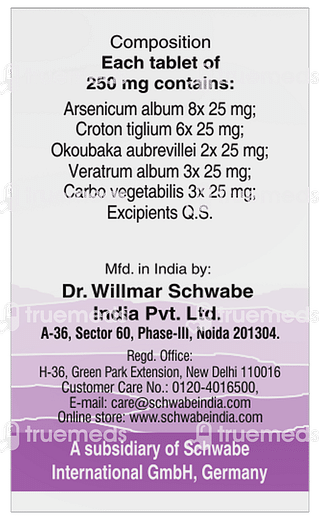 Dr Willmar Alpha Dp Tablet 20 GM