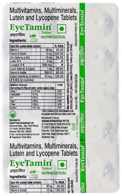 Eyetamin Tablet 10 Eyetamin Tablet 10