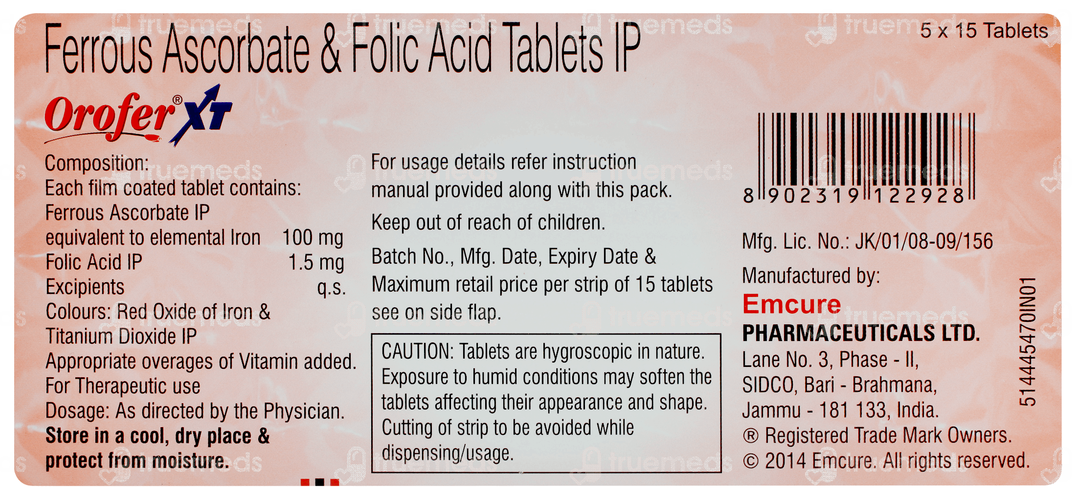 Orofer Xt Tablet 15 Uses, Side Effects, Dosage, Price Truemeds