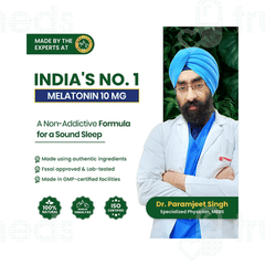 Himalayan Organics Melatonin 10 MG Vegetarian Tablet 120