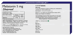 West Coast Sleepneed  Melatonin 5mg Table 10