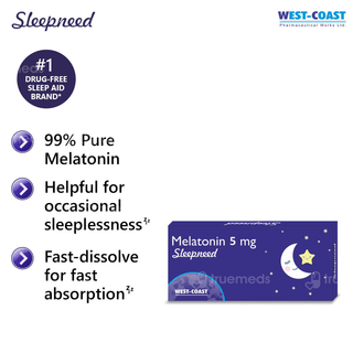 West Coast Sleepneed Melatonin 5Mg Table 10