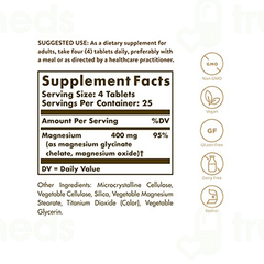 Solgar Chelated Magnesium Tablet 100