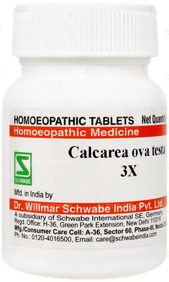 Dr Willmar Schwabe Calcarea Ova Testa 3x Tablet 20gm