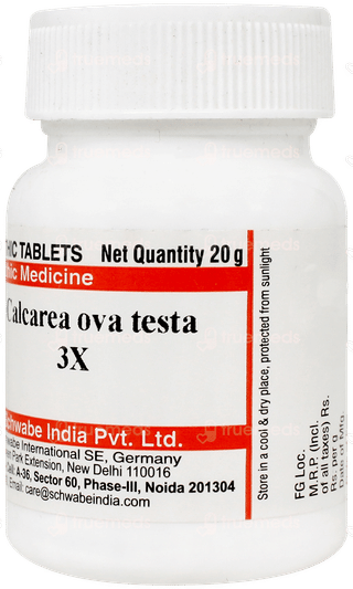 Dr Willmar Schwabe Calcarea Ova Testa 3x Tablet 20gm