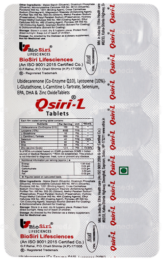 Qsiri L Tablet 10
