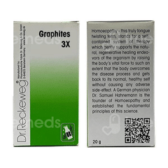 Dr Reckeweg Graphites 3X Trituration Tablet 20Gm Dr Reckeweg Graphites 3X Trituration Tablet 20Gm