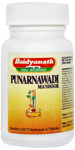 Baidyanath Punarnawadi Mandoor Tablet 40