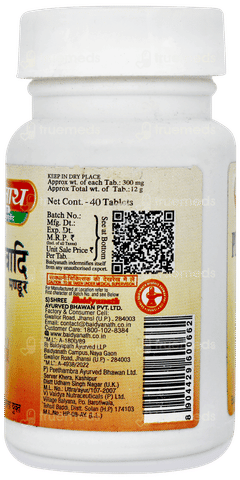 Baidyanath Punarnawadi Mandoor Tablet 40