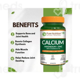 Pure Nutrition Calcium Magnesium Zinc Tablet 60