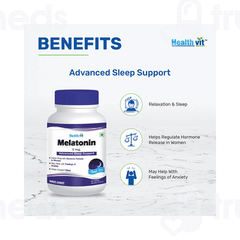 Healthvit Melatonin 5 MG Tablet 60