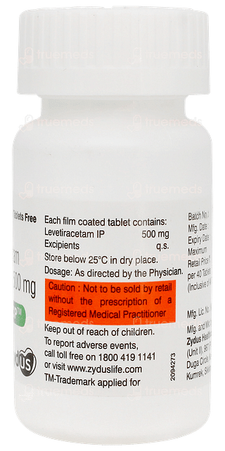 Levexx 500 Cp Tablet 40 + 20 Free