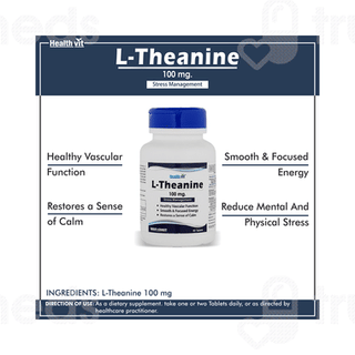Healthvit L Theanine 100 MG Tablet 60