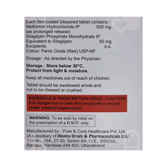 Janusky M 50/500Mg Tablet 15 Janusky M 50/500Mg Tablet 15