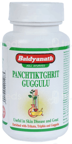 Baidyanath Panchtiktghrit Guggulu Tablet 60 Baidyanath Panchtiktghrit Guggulu Tablet 60
