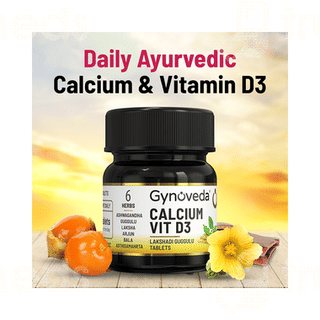 Gynoveda Calcium Vit D3 Lakshadi Guggulu Tablet 60