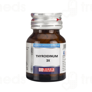 Lords Thyroidinum 3x Tablet 25 GM